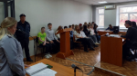 В Нытвенском районном суде Пермского края состоялось правовое занятие с учениками 8 «г» класса МБОУ СОШ № 3 г.Нытва имени Ю.П. Чегодаева.